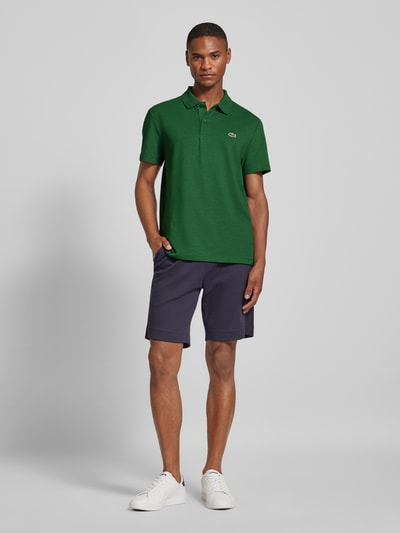 Lacoste Poloshirt met labeldetail Flessengroen - 1