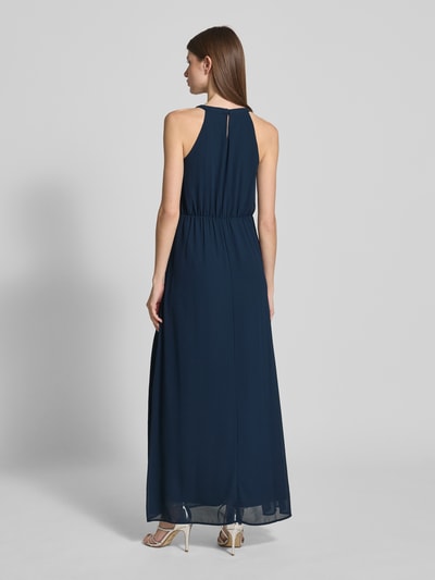 Vila Sukienka wieczorowa z wycięciem w kształcie łezki model ‘MILINA’ Granatowy 5