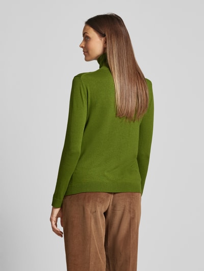 Weekend Max Mara Sweter z dzianiny ze stójką model ‘KIKU’ Zielony 5