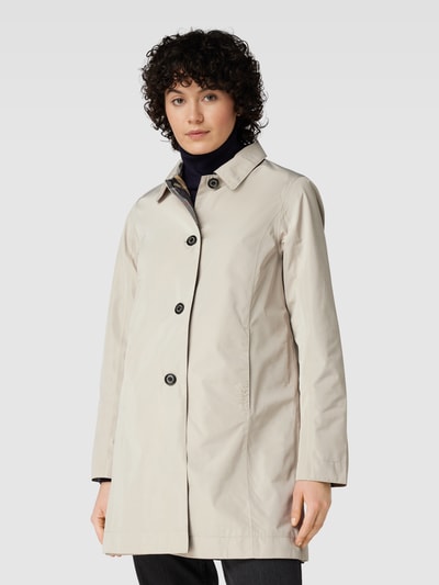 Barbour Lange jas met platte kraag, model 'BABBITY' Kit - 4