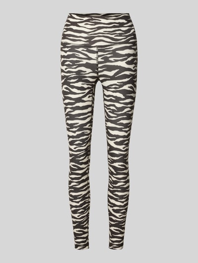 Juvia High Waist Leggings mit Denim-Optik Black 1