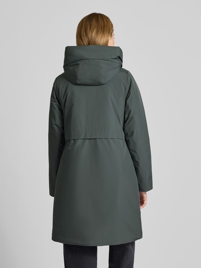 Mazine Jas met capuchon Flessengroen - 5