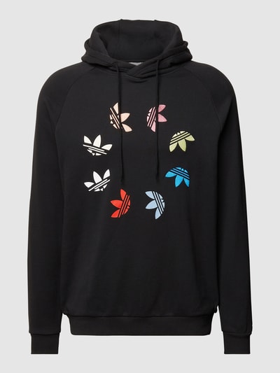 adidas Originals Bluza z detalami z logo w kontrastowym kolorze Czarny 2