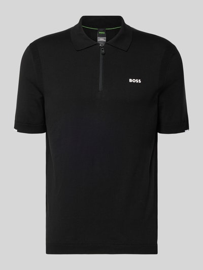 BOSS Green Koszulka polo o kroju regular fit z czystej bawełny model 'KN_EVER-X' Czarny 2