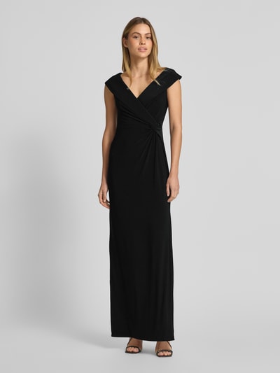 Lauren Ralph Lauren Abendkleid mit Beinschlitz Modell 'LEONIDAS' Black 4