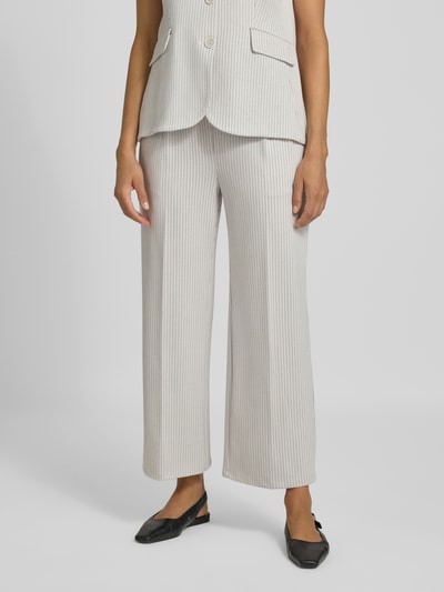 Rich & Royal Spodnie materiałowe w kant z kieszeniami z tyłu Biały 4