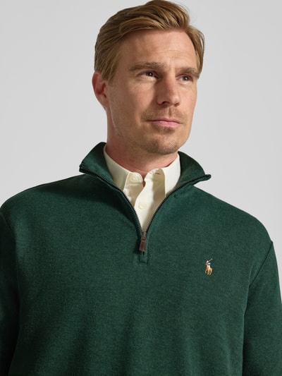 Polo Ralph Lauren Gebreide pullover met opstaande kraag Flessengroen gemêleerd - 3