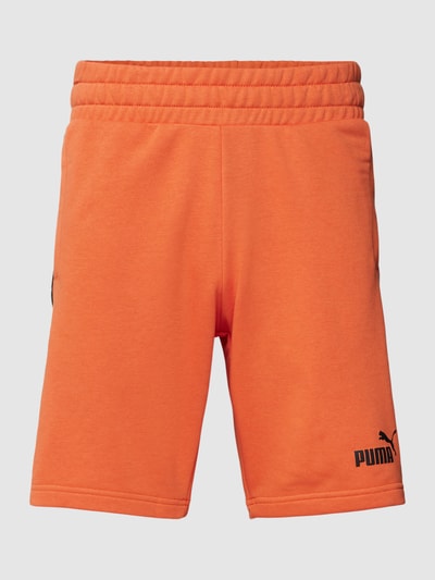 PUMA PERFORMANCE Sweatshorts met labelprint Lichtrood - 2