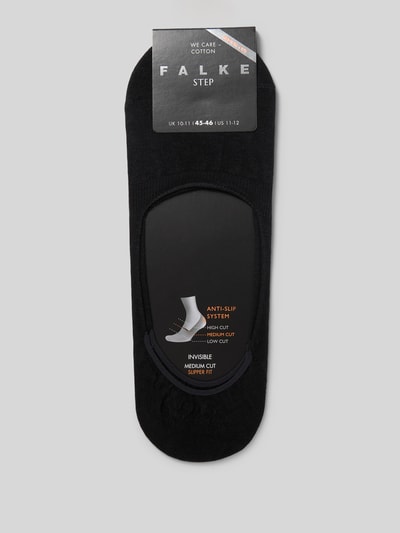 Falke Skarpetki stopki z detalem z logo model ‘Step Medium Cut’ Czarny 3