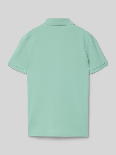Produktfoto, Regular Fit Poloshirt aus reiner Baumwolle von Polo Ralph Lauren Kids in mintgrün, Piqué-Struktur, kurzarm, Rückansicht