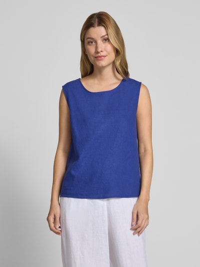 FREE/QUENT Tanktop met ronde hals, model 'Lava' Blauw - 4
