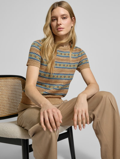 Lauren Ralph Lauren Pullover in kurzärmeligem Design Camel 3