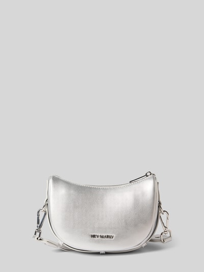 Hey Marly Handtasche mit Label-Applikation Modell 'Sporty Sister' Silber 2