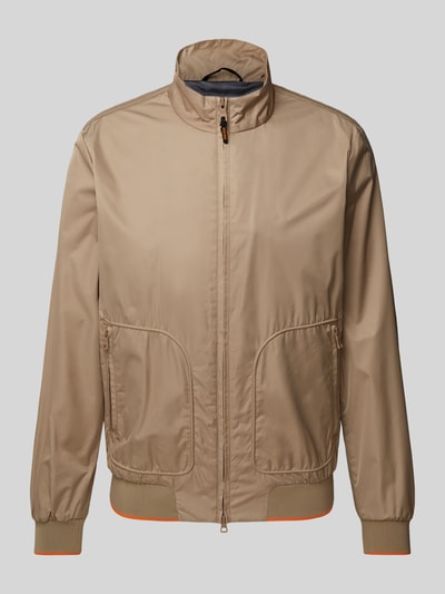 Geox Jacke mit Reißverschlusstaschen Beige 1