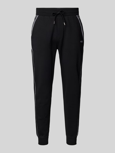 BOSS Sweatpants mit Label-Stitching Black 1