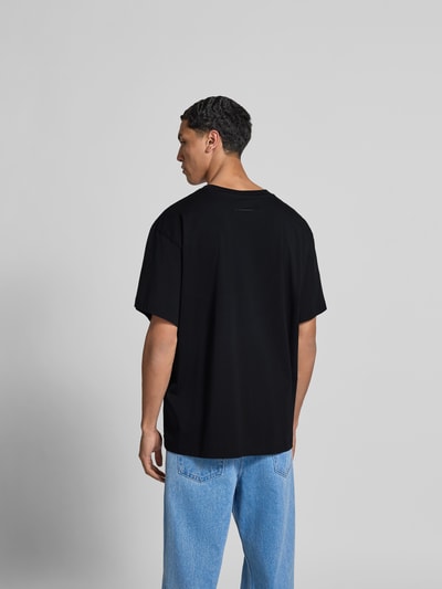 MM6 Maison Margiela Regular Fit T-Shirt mit Logo-Patch Black 5