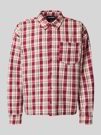 Pegador Oversized Freizeithemd mit Knopfleiste Bordeaux 2