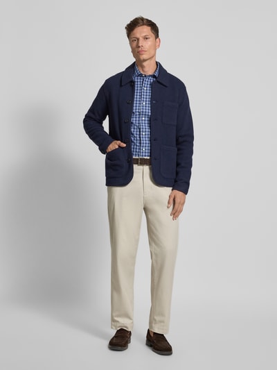 Polo Ralph Lauren Custom fit vrijetijdsoverhemd met kentkraag Marineblauw - 1