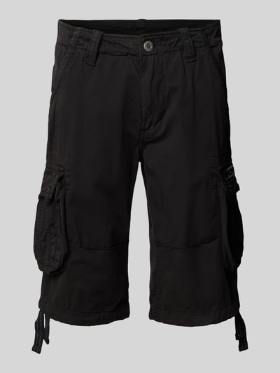 Alpha Industries Bermudas mit Cargotaschen Modell 'JET' Black 2