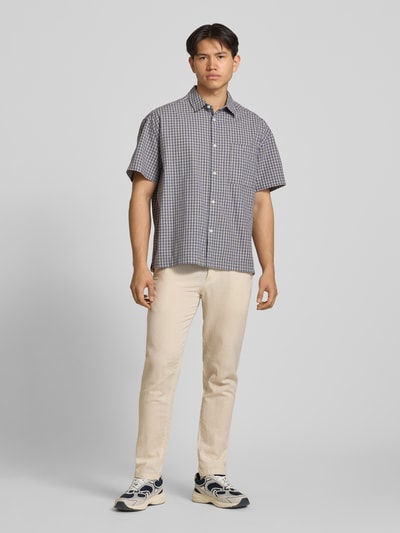 JACK & JONES tapered fit broek met steekzakken model 'STACE' Lichtgrijs - 1