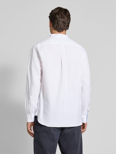 Tommy Hilfiger Regular Fit Freizeithemd aus Baumwoll-Leinen-Mix Weiss 5