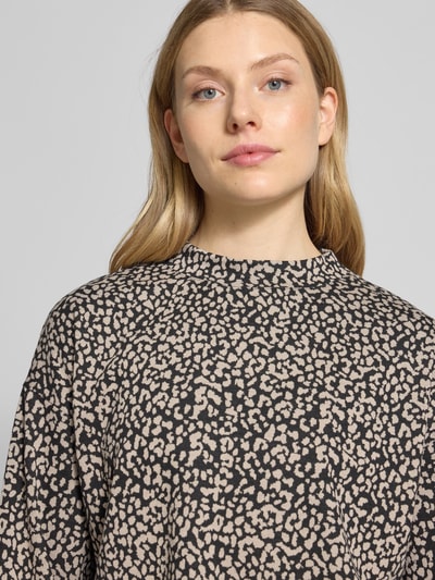 Milano Italy Strickpullover mit Stehkragen Graphit 3