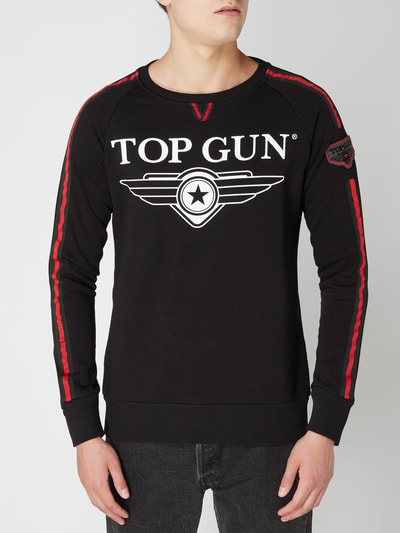 Top Gun Sweatshirt mit Logo-Details Black 4