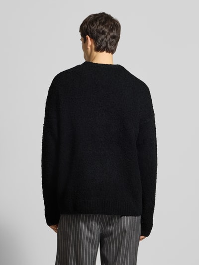 Redefined Rebel Strickpullover mit gerippten Abschlüssen Modell 'MEMPHIS' Black 5