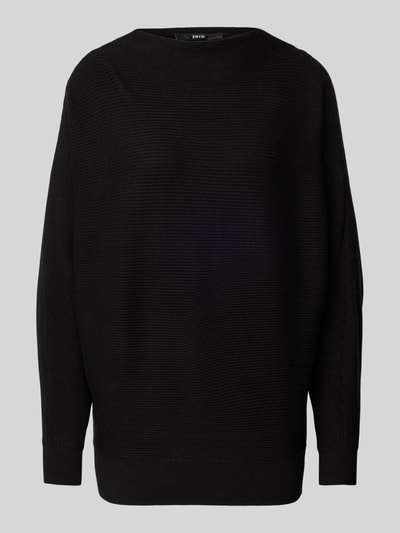 Zero Strickpullover mit Turtleneck Black 1