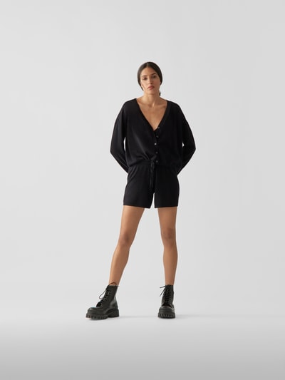 Lisa Yang Shorts aus Kaschmir Schwarz 1