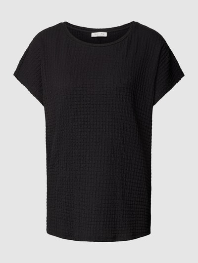 Christian Berg Woman T-Shirt mit Strukturmuster Black 2