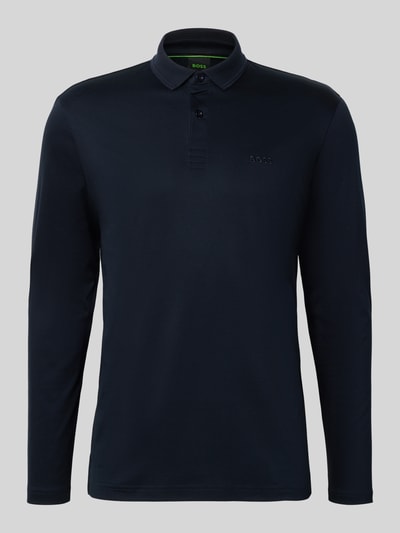 BOSS Green Regular fit poloshirt van puur katoen, model 'PIROL' Donkerblauw - 2