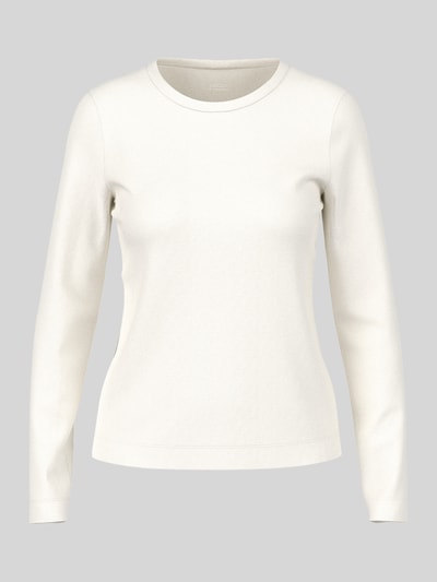 Marc Cain Langarmshirt mit Rundhalsausschnitt Weiss 2