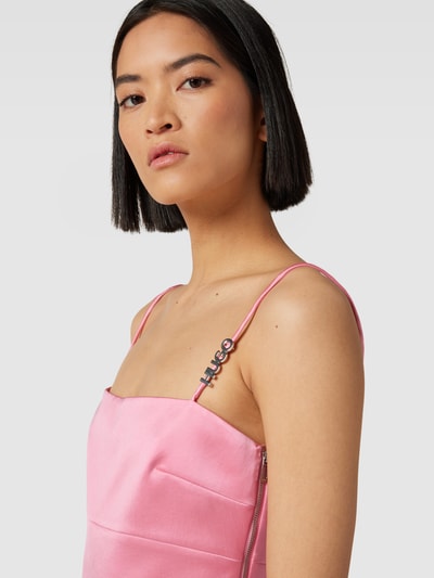 HUGO Crop Top mit Spaghettiträger Modell 'Camura' Pink 3