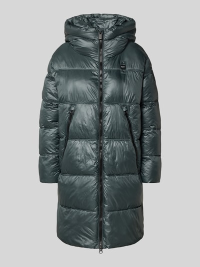 Blauer Usa Gewatteerde lange jas met tweewegsritssluiting, model 'ARMORY' Donkergrijs - 2