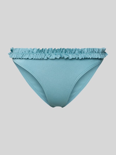 Produktfoto, Bikinihose mit Rüsche Modell 'Liora' von LASCANA in hellem Blau, elastischer Bund, Material-Mix mit Stretch, körpernah