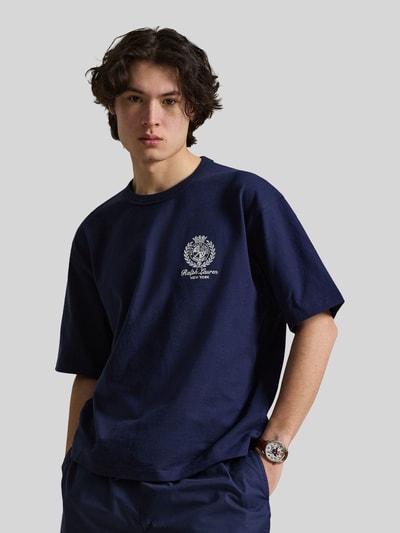 Polo Ralph Lauren relaxed fit T-shirt van puur katoen Marineblauw - 4