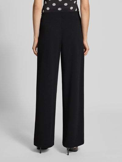 ONLY Wide Leg Leinenhose mit elastischem Bund Modell 'GOA' Black 5