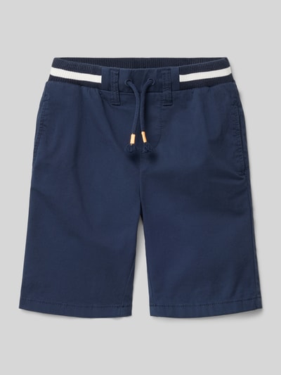 s.Oliver RED LABEL Regular Fit Sweatshorts aus Baumwoll-Mix Marine 1