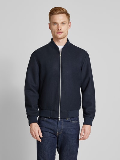 Jack & Jones Premium Bomberjack met opstaande kraag, model 'VENICE' Donkerblauw - 4