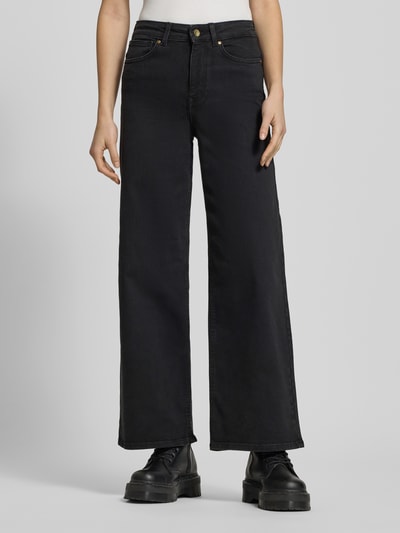 ONLY Bootcut jeans van katoenmix, model 'MADISON BLUSH' Zwart - 4