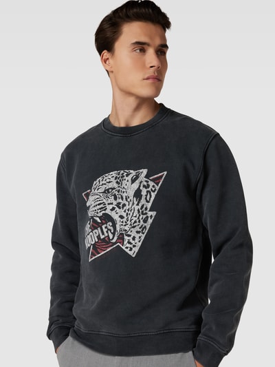 THE KOOPLES Sweatshirt mit Label-Print Black 3