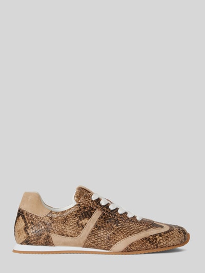 Lauren Ralph Lauren Sneaker aus echtem Leder Camel 2