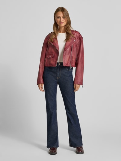 Jake*s Casual Jeansy z poszerzaną nogawką i 5 kieszeniami Ciemnoniebieski 1