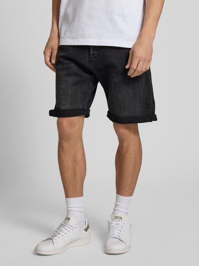 Jack & Jones Regular Fit Jeansshorts im 5-Pocket-Design Modell 'RICK' Black 4