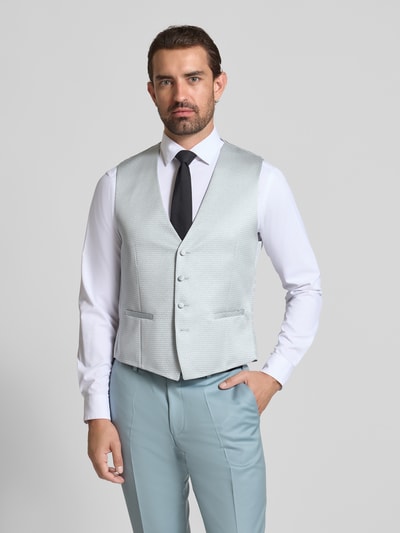 Wilvorst Gilet met V-hals Aquablauw - 4