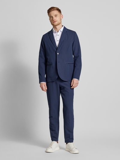 ARMANI EXCHANGE Slim Fit Anzughose mit Strukturmuster Marine 1