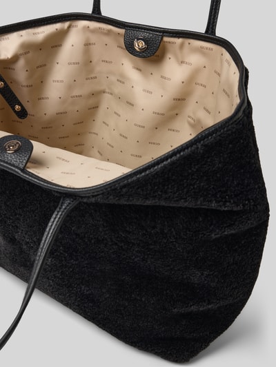 Guess Torba tote z uchwytem model ‘VICTTORIA’ Czarny 5