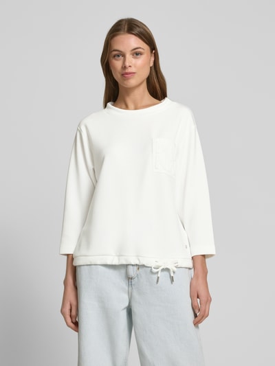 monari Sweatshirt mit 3/4-Arm Offwhite 4