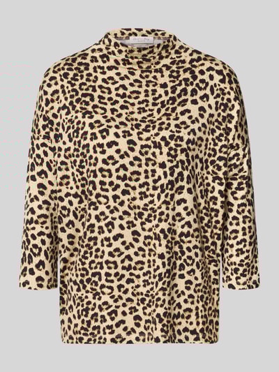 Christian Berg Woman Bluzka z długim rękawem ze stójką Piaskowy 2